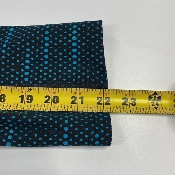 Nike Dri Fit Epic Run Tight Black Blue Capri Pants Size Small 799156 010 - Picture 13 of 13